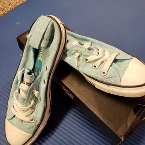 Shoreline converse size 8 teal